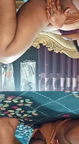 Desi MILF Bhabhi Masturbating & Stroking Husbands Dick Part 2