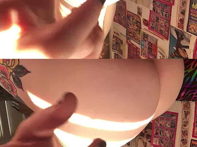 redhead plugging her taut booty