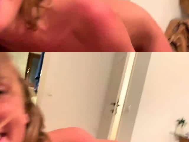 POV blowjob and doggystyle fucking