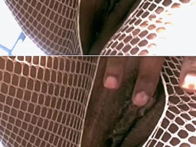 Amateur Fetish Fishnet THOT doxy solo creamy twat play