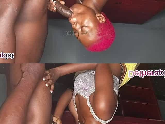 This babe Promised to Handle My Large Ebony Penis and This babe Delivered