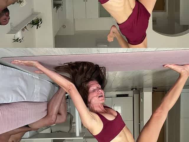 I Fuck Her on the Floor While She's Doing Yoga