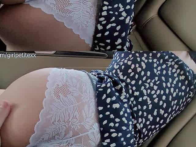 Grabbing Hawt Booty Chick in the Car