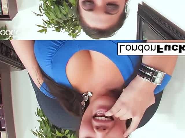 London Gets Bent Over And Office Fucked - London Keyes