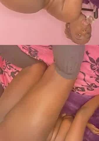 Charming Creamy Black Twat