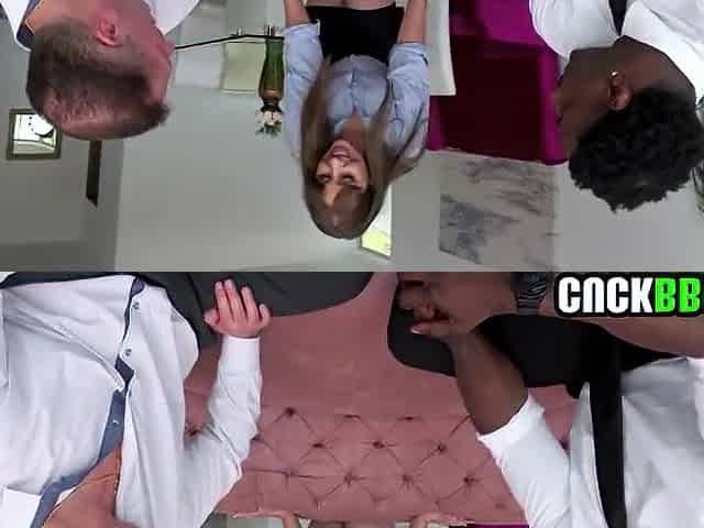 Chubby booty wife DPed by cuck spouse & his ebony client