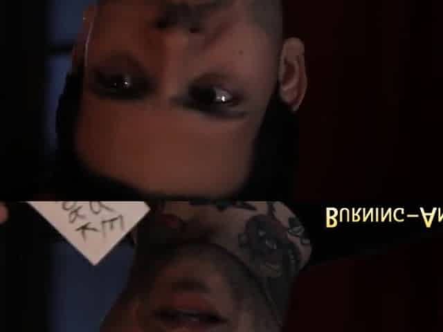 Tattoed Emo Skank Rides Hard Dick