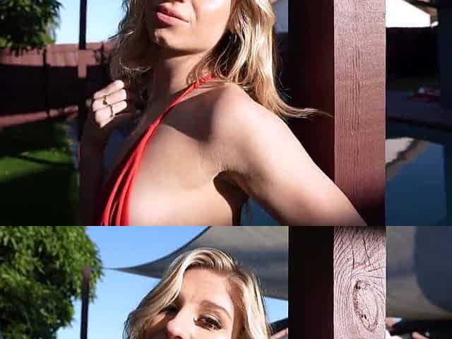 Cheerleader Kait Fun In The Sun
