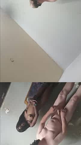 Step Daddy Fucks Black Step Daughter Standing Position Make Her Go on Her Knees Suck Cock and Fuck Her Doggystyle