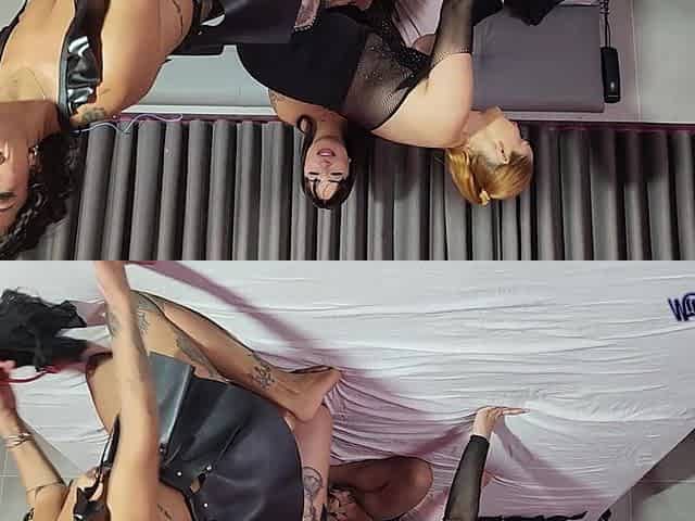 Three Goddesses in a Sexy Relay of Ass Licking