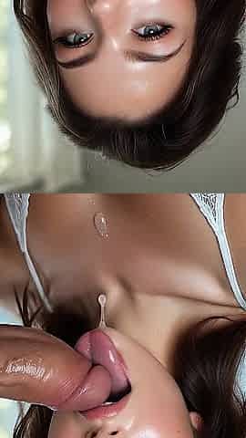 Compilation of the most good blowjobs from cute faces overspread in goo