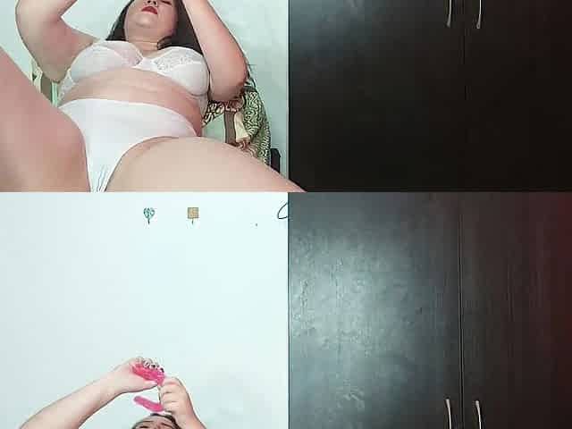 Playing with my moist snatch and the vibrator
