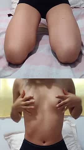 Indian Desi College Bhabhi Fingering and Masturbating Her Tight Pussy with Boobs Play