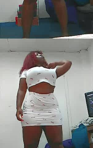 Hawt big beautiful woman twerk in Petticoat