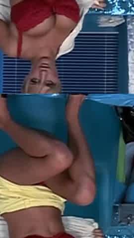 Big girls playing with toys