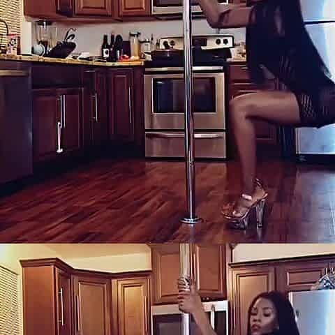 Fishnet Pole Dance