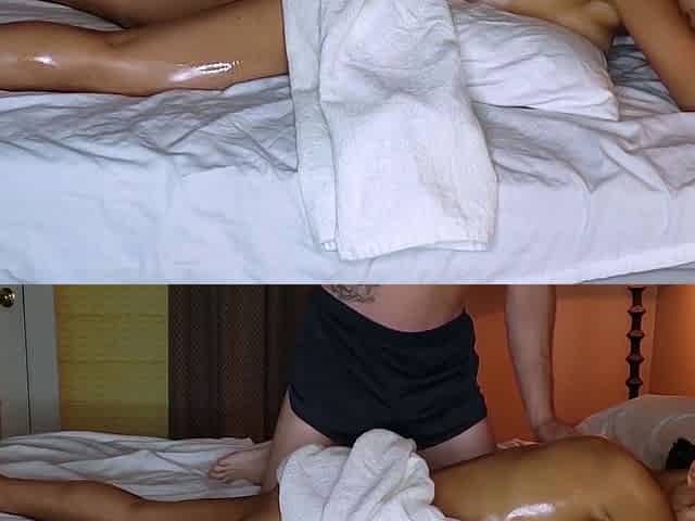 Asian Girls Gets Massage and Facial
