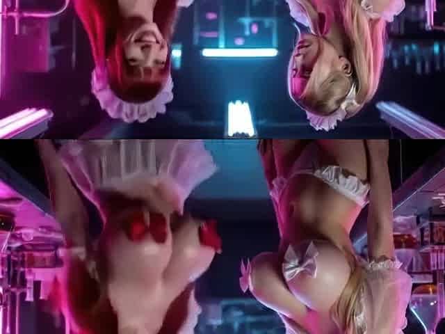 2 cute nurse lesbos in a laboratory, Ai animation