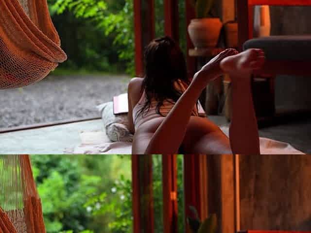 Unforgettable Vacation with Hot GF - Hot Sex on the Couch!
