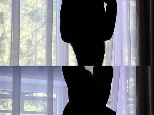Stepson Spies on Masturbating Milf Through Window