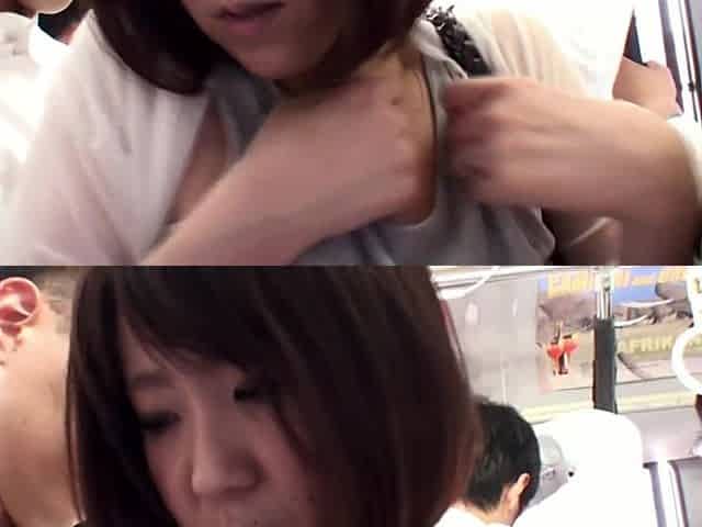 Crowded Bus Heat - a Married Woman Notices and the Tension Builds Between Them - Scene1