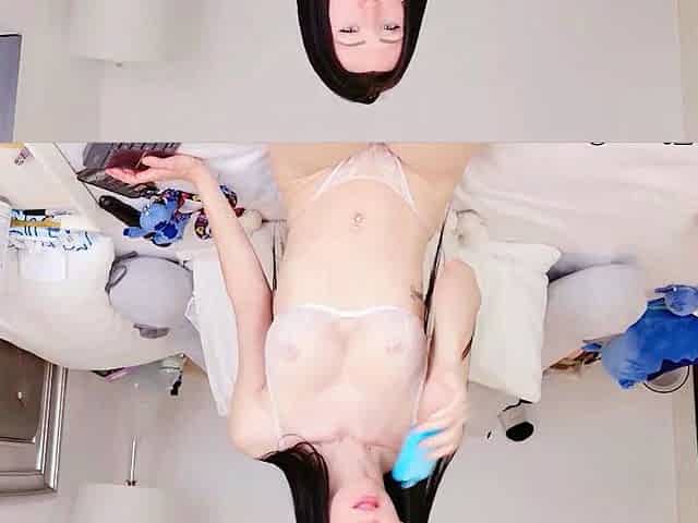 Hot Skinny Babe Lingerie Tease