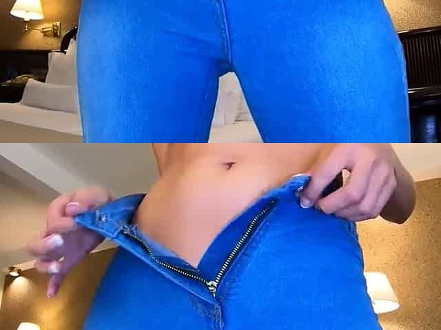 Trying On The Perfect Jeans ASMR - MYSTERIOUSKATHY 4K