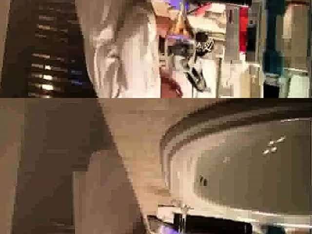 busty Stepmom smoking, drinking and naked
