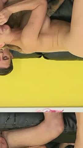 MILF Big Boob Blonde Ball Sucking Blowjob and Fucking for a Cumshot Live for Her Fans!