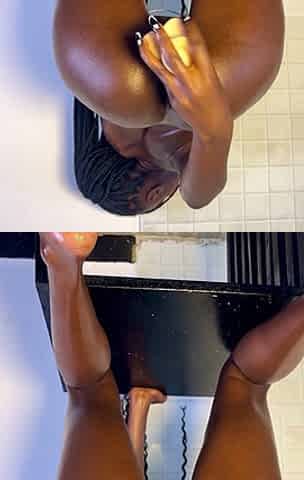 Petite Babe Backshot Orgasm