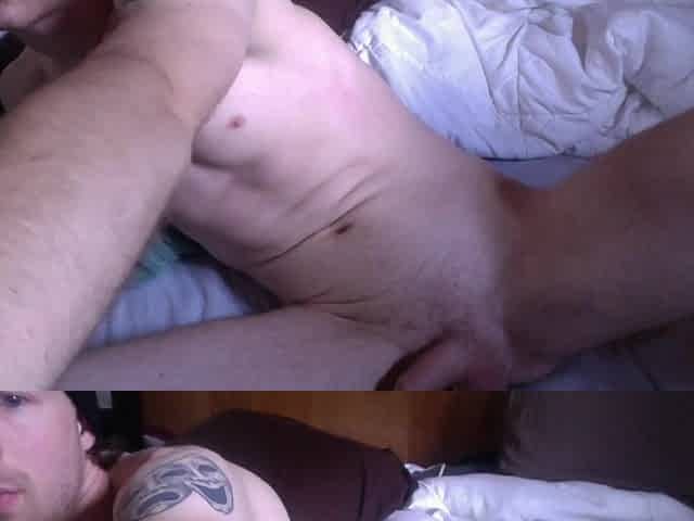 check out my blue eyes as i get rid of morning wood