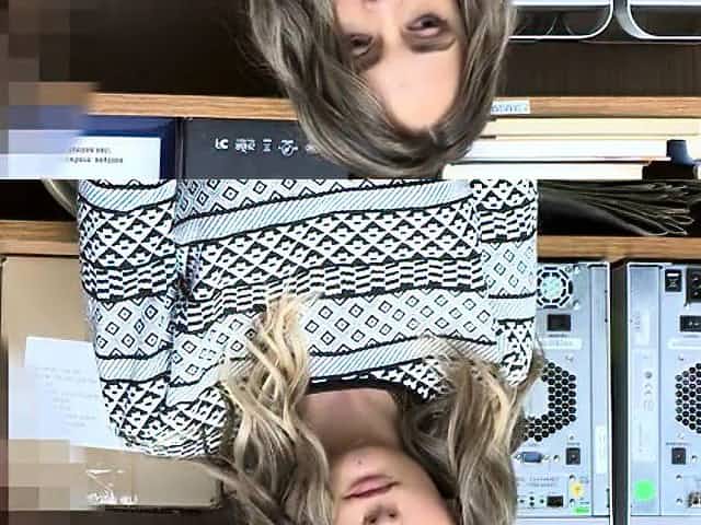Loss prevention officer fucks a blonde as a punishment