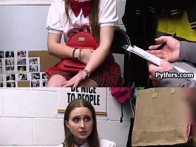 Condom Stealing Coed Gags On Cock