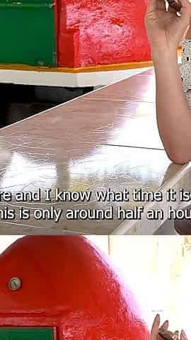 A Horny MILF Sucks off a Young Hotel Waiter in Exchange for a Drink - Monique Fuentes