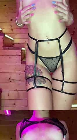 Small titted babe toys her pussy on webcam