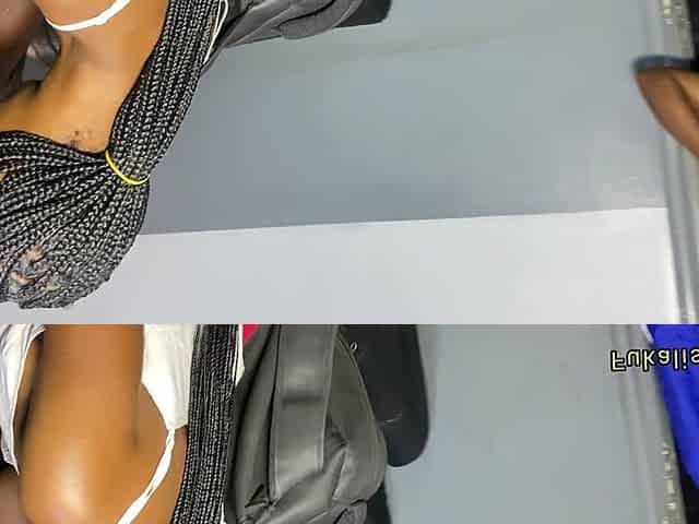 Ebony Teen Ask BBC Boyfriend to Fuck Her Horny College Bestie