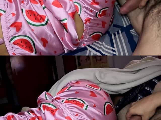 Big Ass Brunette Stepsister Fucks and Her Buttocks Bounce