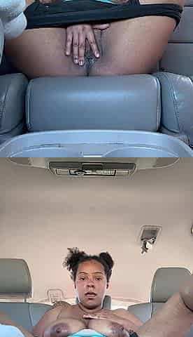 BLACK mother I'd like to fuck CUMS IN PARKING LOT