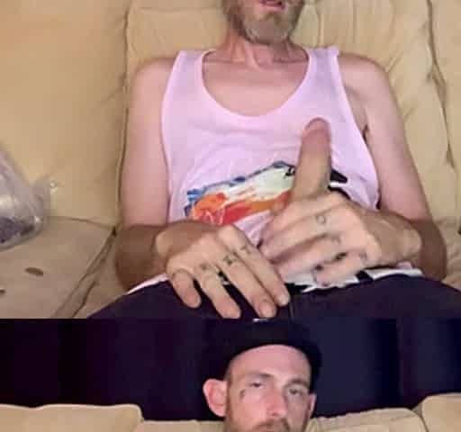 Almost caught stroking it at the Airbnb on the couch