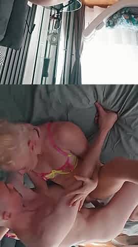 POV Kisscat Films Hunny Hanna Fucked Missionary & Doggy - Double Cowgirl & Facial Finish!