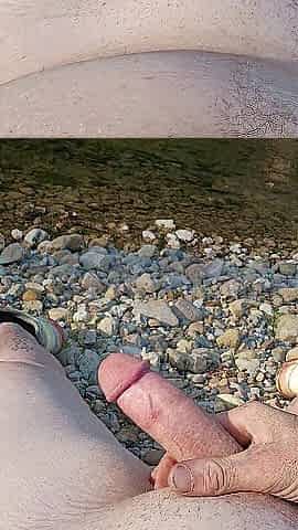 Sexy and sexually excited Nature walk