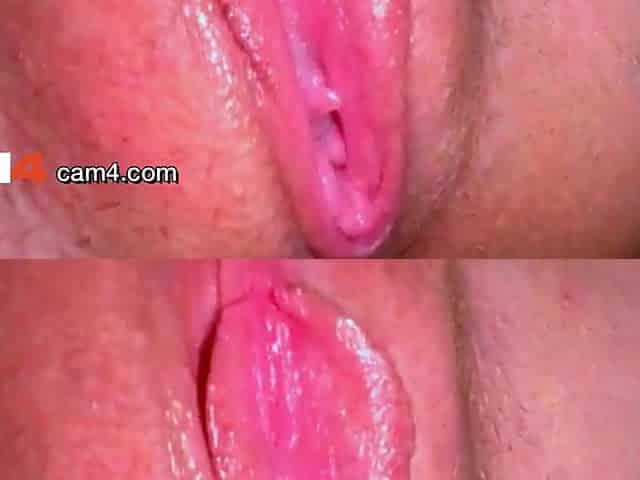 Close-up soaked twat wide open, surgical fingering on web camera CAM4