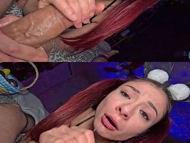 Mae Rainz Finds Golden Eggs And Squirts All Over Easter Bunny - DPOV + SEXY FACIAL!!!