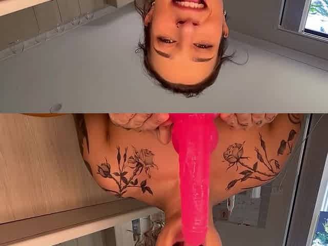 Verified Amateurs In Big Oiled Booty Twerking & Riding Dildo With Blowjob