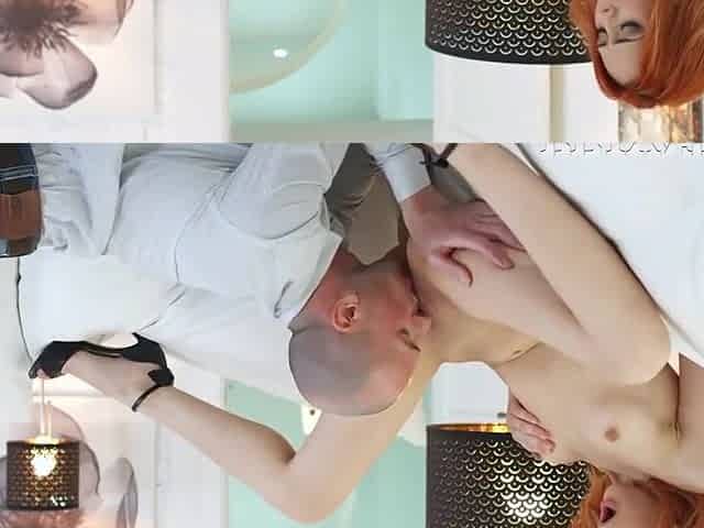 Redhead Babe Sucks Cock On The Casting And Gives To A Stranger With Ca