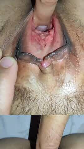 Holes close up