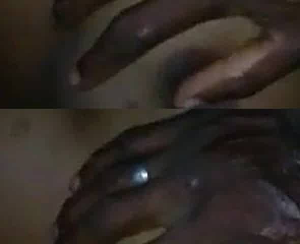 Ebony older black playing with her bf