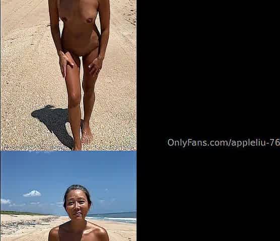 twenty acrobatic mother i'd like to fuck gives wild blow job gets giant facial on the beach