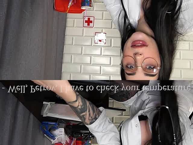 Doctor Visit Turns Into a Blowjob.honey Haze