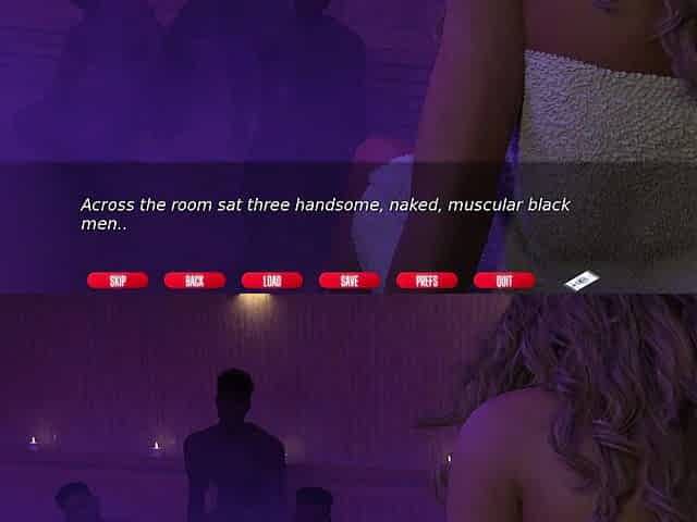 Naughty Neighbours - V0.60 - Three Black Strangers Fucked Susan in the Sauna with Their BBC